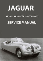 Jaguar XK120, XK140 + XK150 Workshop Repair Manual