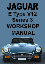 Jaguar E-Type Series 3 V 12 Workshop Repair Manual